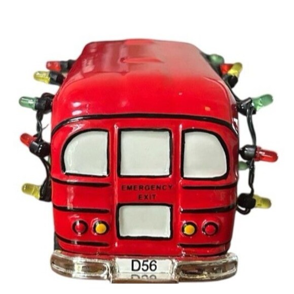 Dept 56 Christmas City Lights Tour Bus 55267 Snow Village Lights Don’t Work - Picture 4 of 8